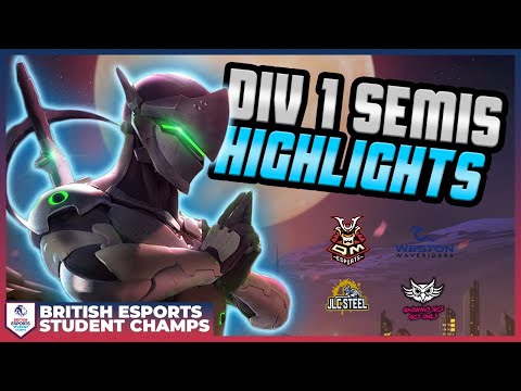 Division 1 SEMI FINALS - Overwatch Highlights | Student Champs