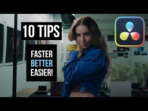 10 TIPS to SAVE TIME in DaVinci Resolve 17 & 18 - Easy Editing Tutorial