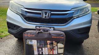 2015 honda CRV seat cover installation