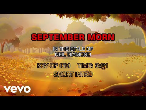 Neil Diamond - September Morn (Karaoke)