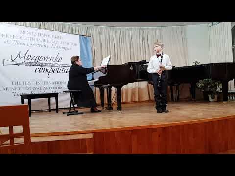 N.Bakhlanova Romance. E.Koka Moldavian Dance "Joc". Clarinet - Nikolay Kalinin