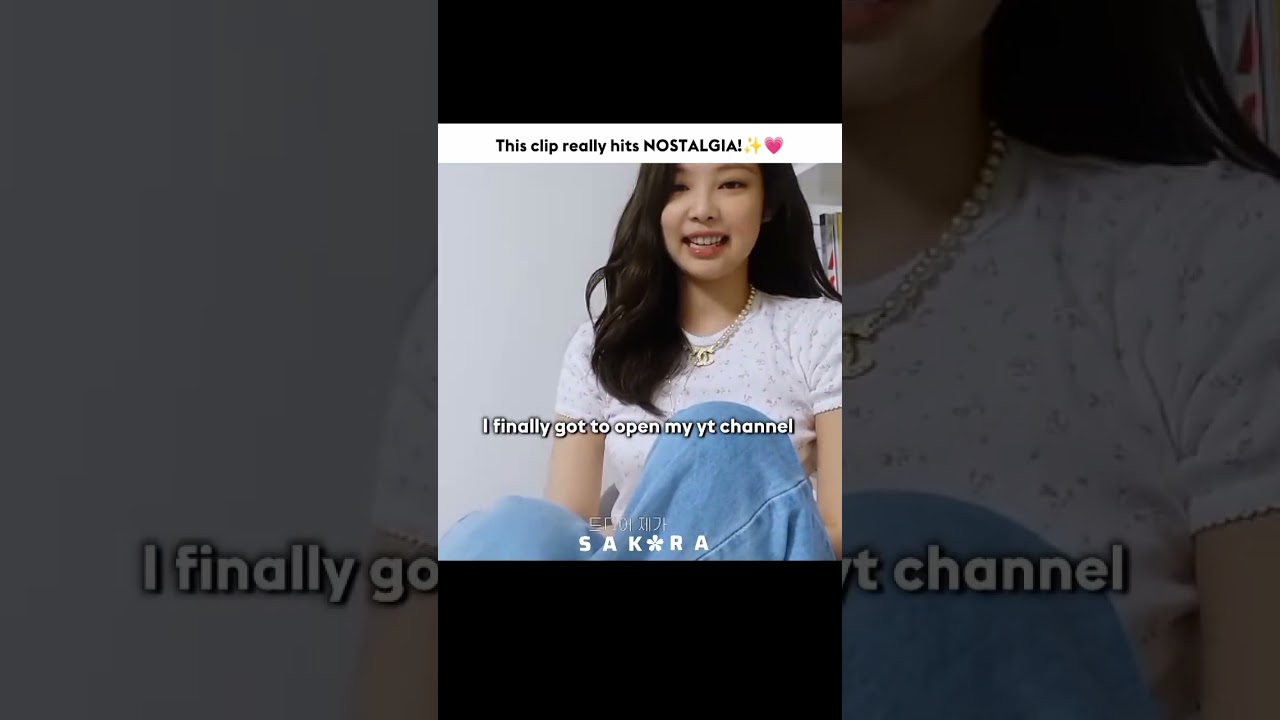 Remember when Jennie opened her channel!#blackpink #jennie #trending #shorts