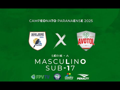 PARANAENSE 2025 - SUB-17 - MASCULINO - TOLEDO / LINE / AVOTOL X SÃO JOSÉ DOS PINHAIS