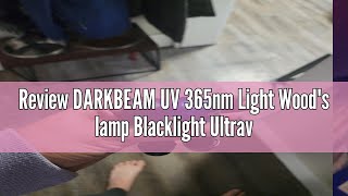 Review DARKBEAM UV 365nm Light Wood's lamp Blacklight Ultraviolet Flashlight LED Portable Mini Handh