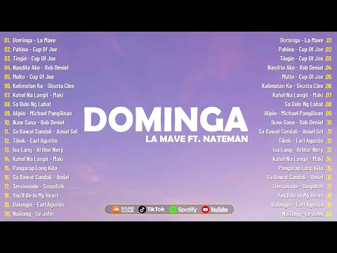Dominga - La Mave, Nateman | Top OPM Songs Philippines 2025 🎧 Best Tagalog Hits on Spotify & YouTube