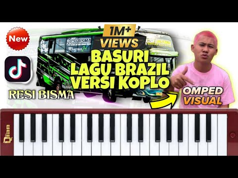 Telolet Remix Basuri LAGU BRAZIL VERSI KOPLO | Omped Visual | Tutorial Pianika Viral 2025