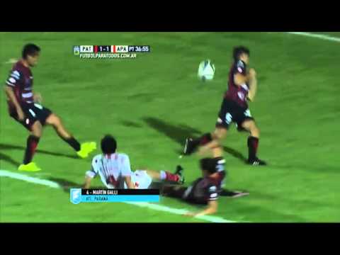 Gol de Galli. Patronato 1 - Atlético Paraná 1. Fecha 42. B Nacional 2015. FPT