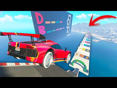 MEGA RAMP 921,000% IMPOSSIBLE! GUESS THE WORD!! - GTA V ONLINE