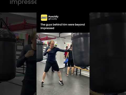 He looks harmless… but those punches are NOT 😤🥊
