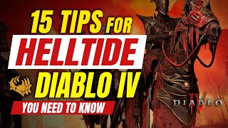 Diablo IV Helltide 15 Tips You Need to Know