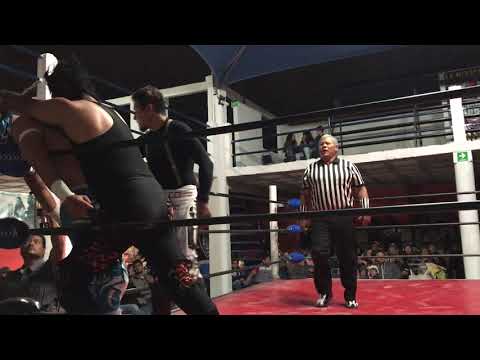 Fantástico, Masivo y Guerrero Azteca Jr vs Boru, Hijo de Hombre Lobo y Saw