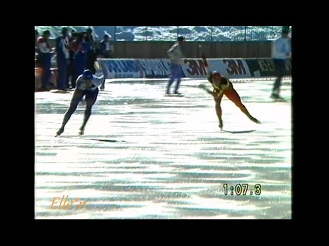 World Championships Sprint Inzell 1991 - 1000 m Luding - Ravilova