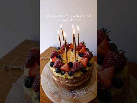 DIY Cute Cake #cake #cakedecorating #birthdaycake #targetcake #pinterest #pinterestideas #birthday