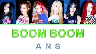 Download lagu ANS- BOOM BOOM (붐붐) LYRICS COLOR CODED (ROM/HAN/ENG) 가사 mp3