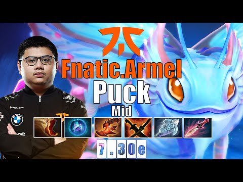 Puck Mid | Fnatic.Armel | ARMEL 21 KILLS PUCK READY FOR DPC WITH FNATIC | 7.30e Gameplay Highlights