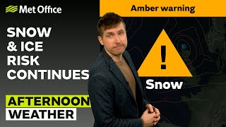 06/01/2026 - Risk of snow and ice - Afternoon Weather Forecast UK – Met Office Weather