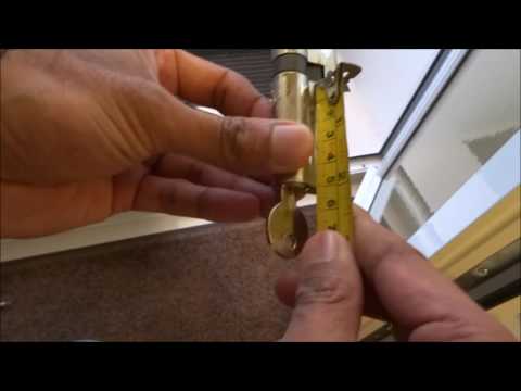 How to change a lock on a UPVC door / How to change a Euro Cylinder