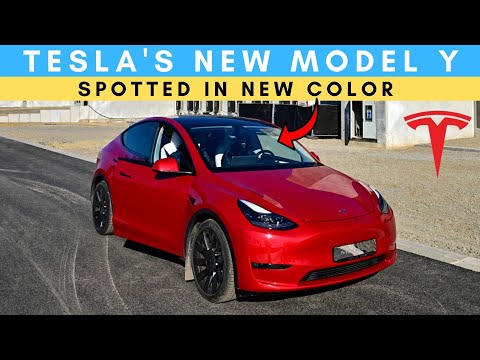 New Model Y Spotted In New Color At Giga Texas & More Updates!