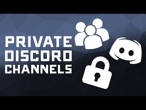 How to Create Private Discord Text & Voice Channels - Tutorial