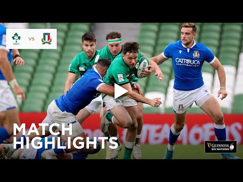 Match Highlights: Ireland v Italy | Guinness Six Nations