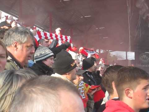 Choreo Waldseite 1.FC UNION - D...näääämöööö Dräääääschdääään