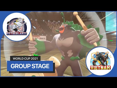 Andres Escobosa 🇳🇱 vs Đạt Lương 🇻🇳 - Group Stage - 2021 World Cup of Pokémon VGC