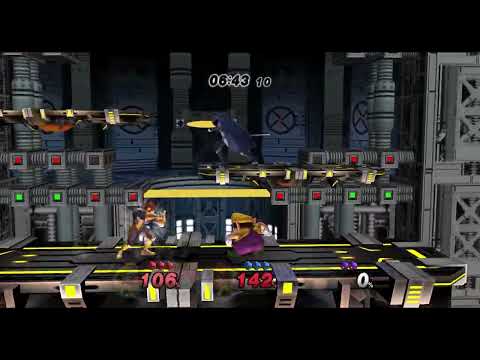 Smash Project M Ex Remix DX - Wario vs Marth vs Captain Falcon