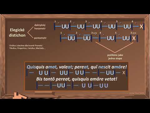 Elegické distichon (Poetika 03)