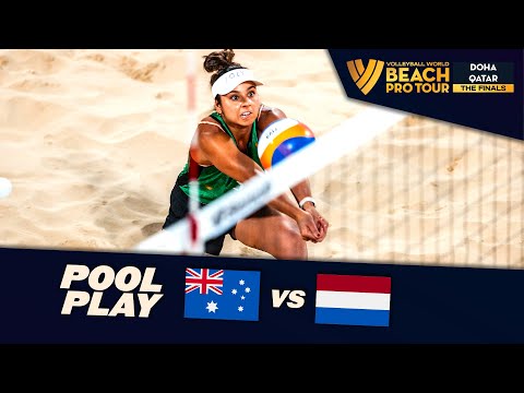 Mariafe/Clancy vs. Stam/Schoon - Day 1 Highlights | Doha Finals 2023 #BeachProTour