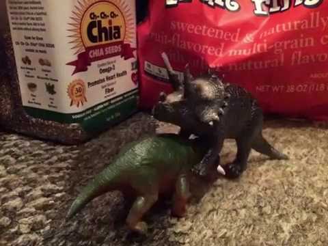 Forgotten reptile vs triceratops