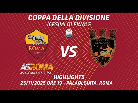 Roma 1927 Futsal vs. Ecocity Genzano | 25/26 Division Cup Round of 16 - HIGHLIGHTS