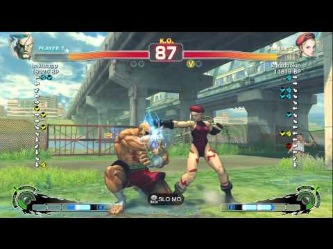 Bonchan [Sagat] vs kuraudokin [Cammy] SSF4 Japanese Online Ranked Matches - TRUE-HD