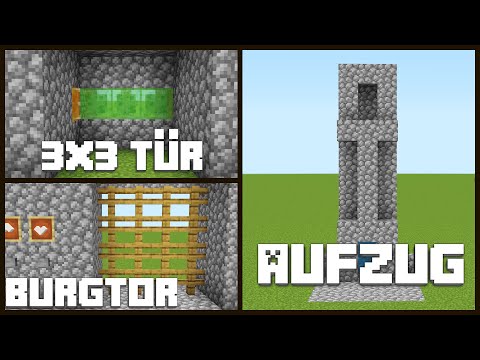 ✔ 3 super einfache Redstoneideen in Minecraft Bedrock | LarsLP