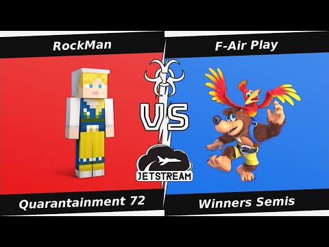 Quarantainment 72 Winners Semis - RockMan (Steve) Vs F-Air Play (Banjo) - SSBU