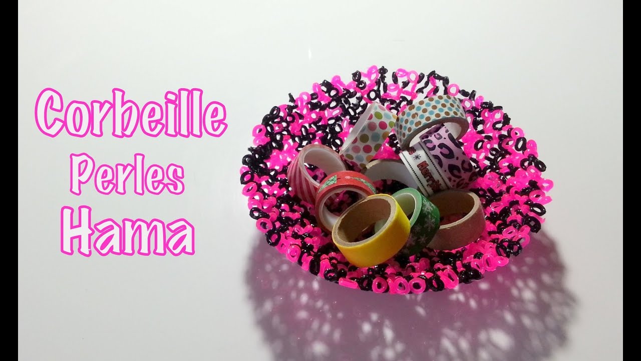 DIY Faire une corbeille avec des perles à repasser Hama
