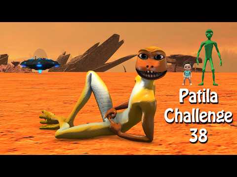 MARS ATTACK! 😱 Patila & Booba Fight Scary Alien Monster - Patila Challenge 38