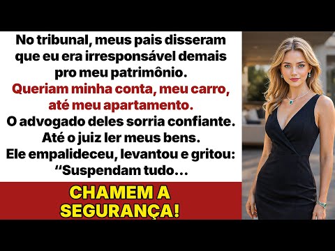 Meus pais quiseram tudo no tribunal, até o juiz ler minha fortuna real...