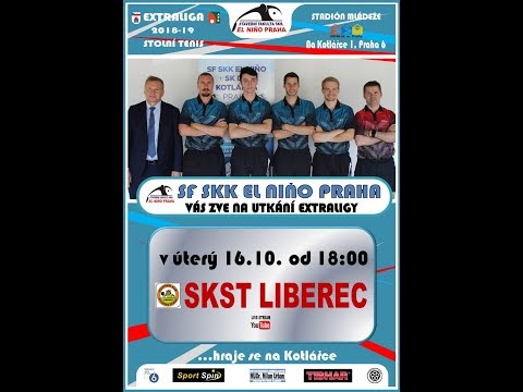 Extraliga mužů 18/19, 5.kolo , SF SKK El Nino Praha - SKST EUROMASTER Liberec