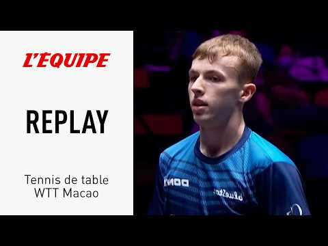 Tennis de table : Le replay du match entre Flavien Coton et Shunsuke Togami au WTT Macao
