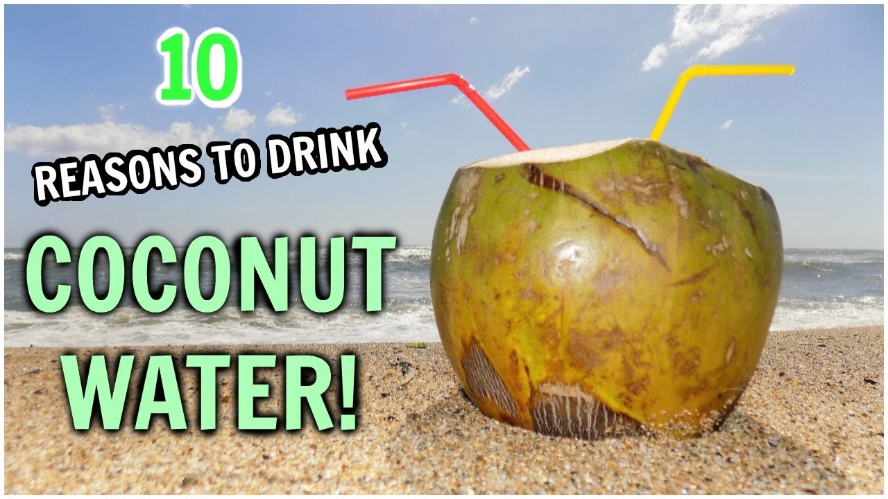 BENEFITS OF DRINKING COCONUT WATER! Weight Loss, Hair Growth, Hangovers, Anti-Aging, Glowing Skin