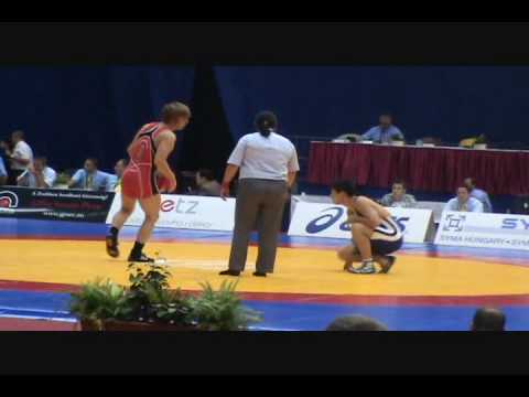 Kotaro Tanaka (JPN) dec. Jason Chamberlain (USA) 66 kg freestyle at Junior Worlds