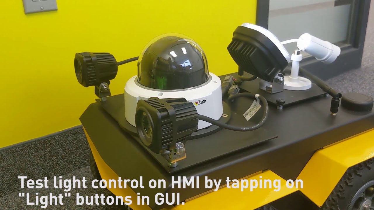 Tethered Jackal UGV