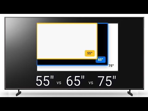 55 vs 65 vs 75 Inch TV: See the Real Difference