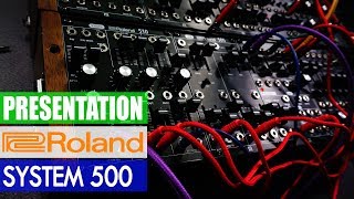 Video thumbnail for Presentation: New Roland System 500 Eurorack Modules by sonicstate