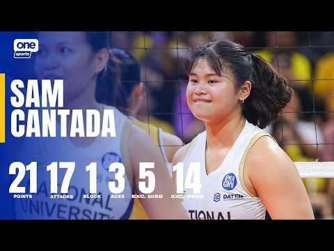 Rookie Sam Cantada EXPLODES for 21 PTS for NU vs UST | UAAP SEASON 88 WOMEN’S VOLLEYBALL | HIGHLIGHT