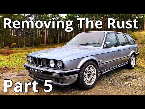 Removing Rust & A Huge Announcement! | BMW E30 325i Touring Restoration - Part 5