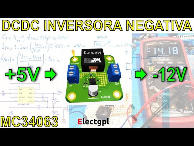 Vídeo relacionado con On Semiconductor Mc34063 a Mc34063 Dc-to-DC convertidores Buck Boost Inversor Regulador, conmutación, 1,5 A Dip8 - Lote de 1
