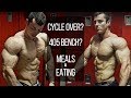 405 bench My 1st Cycle Update Meals & Eating