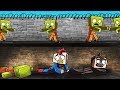 Minecraft SNEAKING BACK IN THE ZOMBIE PRISON Break In Challenge Zombie Prison