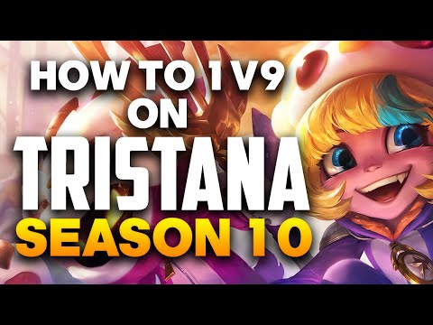 Grandmaster Tristana ADC Gameplay - How to 1v9 on Tristana in Season 10 | League of Legends